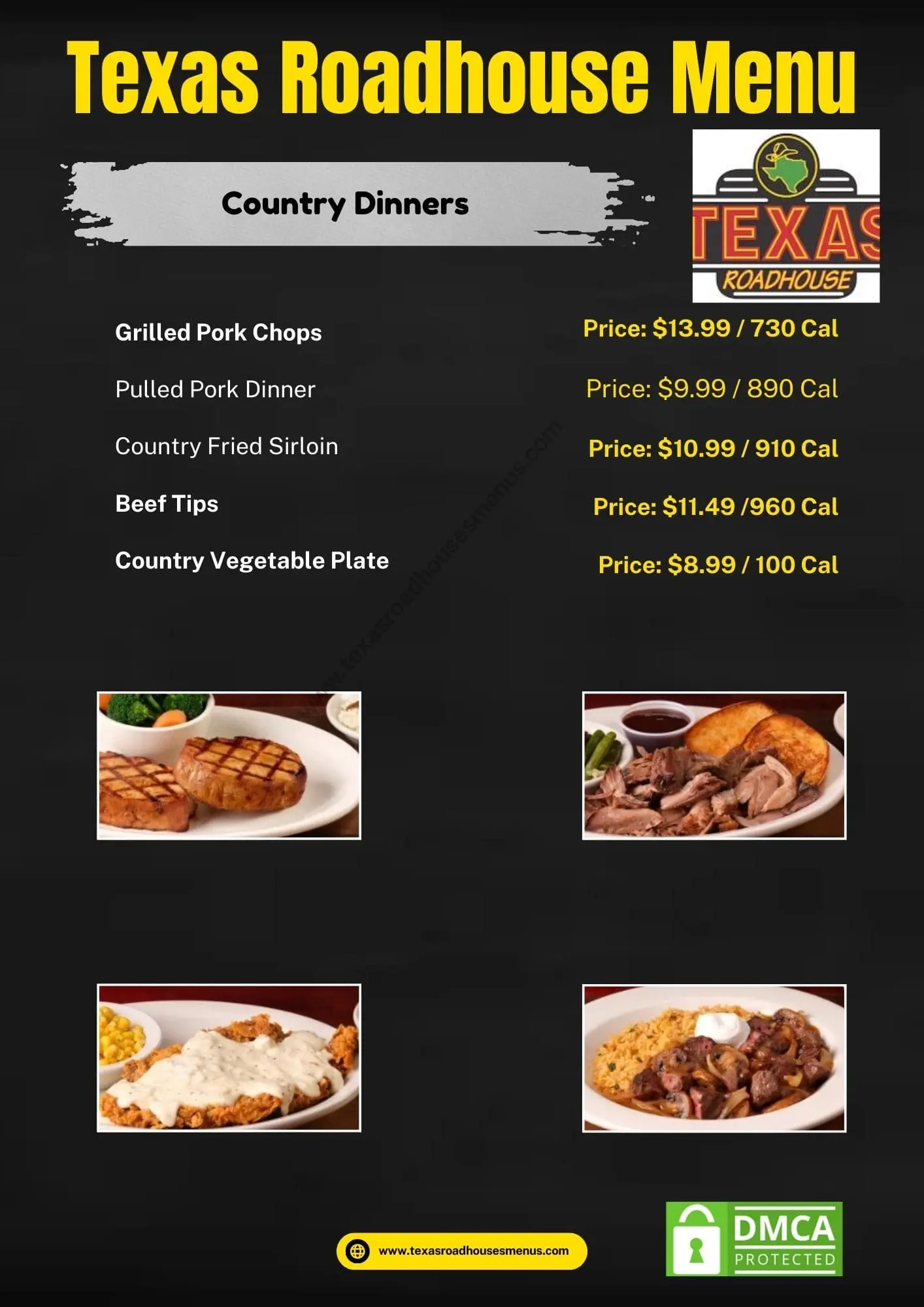 Texas Roadhouse Country Dinners