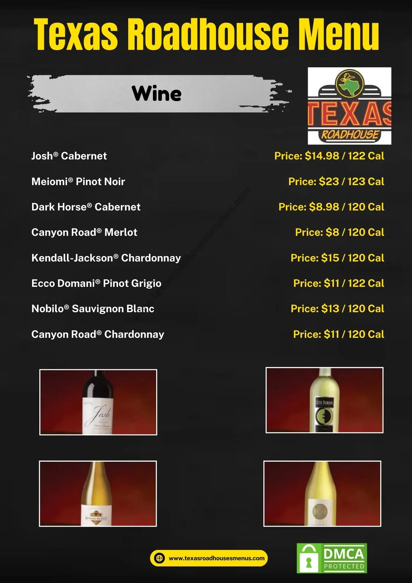Texas Roadhouse Wine